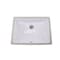 Nantucket Sinks 18 Inch x 13 Inch Undermount Ceramic Sink In White UM-18x13-W - alternate 1